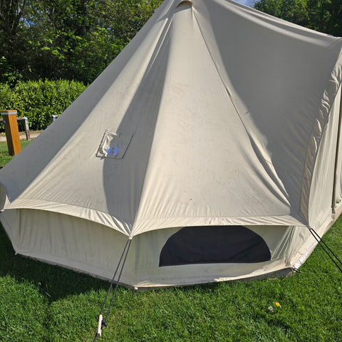 Grade C - 5m Bell Tents Used Bell Tents + Stove Hole