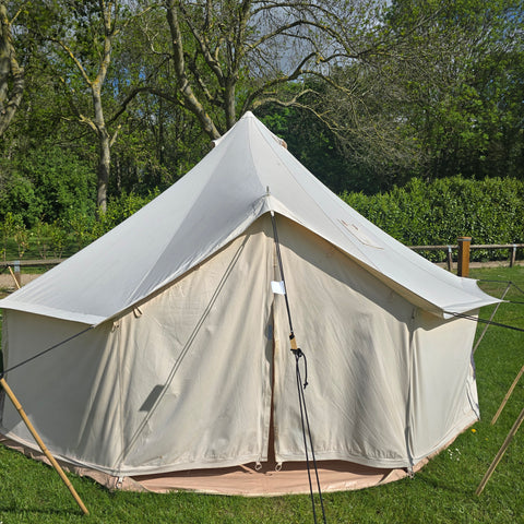 Grade B-C- 5m XL Bell Tents Used Bell Tents + Stove Hole