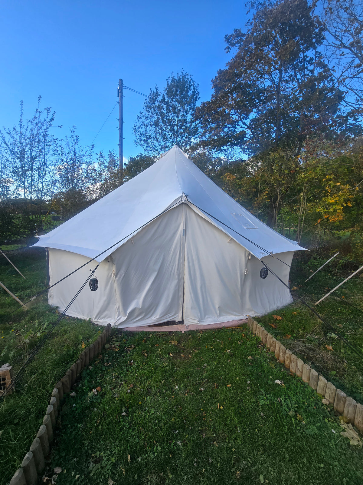 Used 6m XL Bell Tent + Coir Matting – Grade C