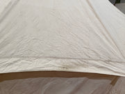 Used BTV 4 5m XL Bundle - FWR Bell Tent + Canopy Porch with Sewn-In Groundsheet - Grade D & A (Rip in Front / Broken Zip Teeth) - 028 & 014