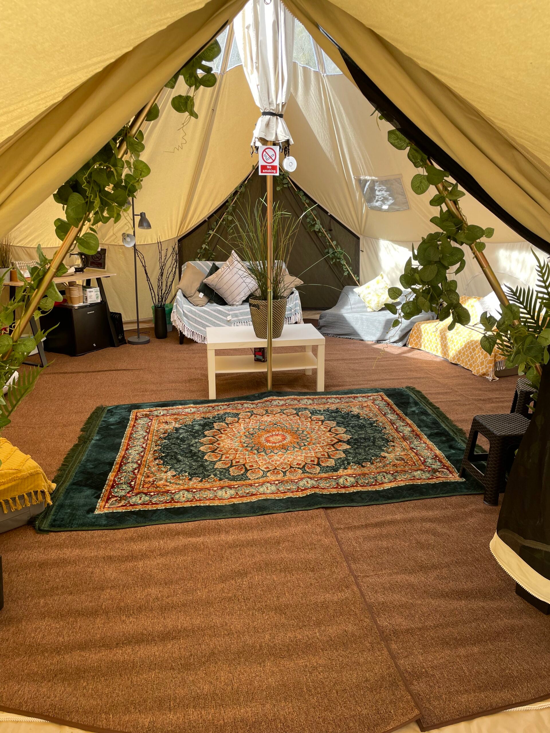 6m bell tent BTV 6 Skylight
