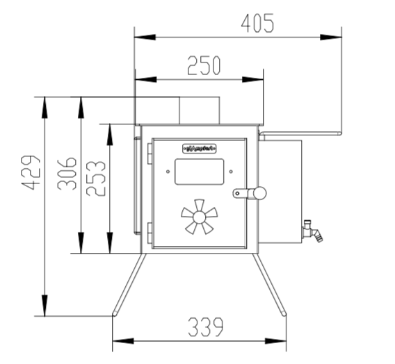 6K Wood Burning Stove